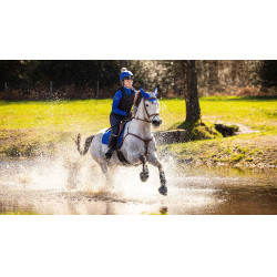 LeMieux Wildleder GP Square Schabracke Benetton Blau LeMieux Wildleder GP Square Schabracke Benetton Blau