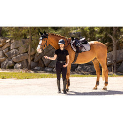 LeMieux Eurojump Wildleder Schabracke Grau