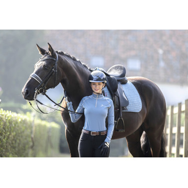 LeMieux Suede Dressur Schabracke Eisblau LeMieux Suede Dressur Schabracke Eisblau