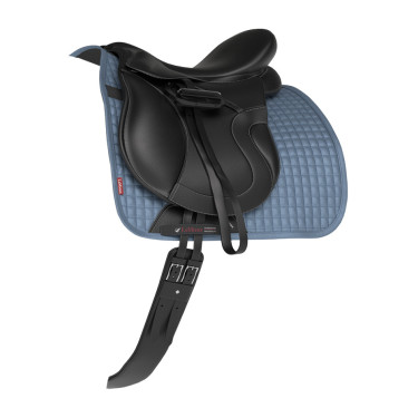 LeMieux Suede Dressur Schabracke Eisblau