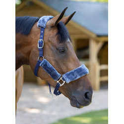 LeMieux Komfort-Halfter Marine / Grau Blau LeMieux Komfort-Halfter Marine / Grau Blau