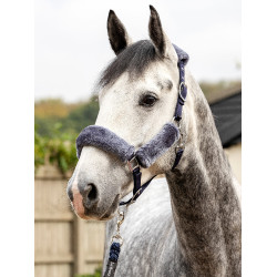LeMieux Komfort-Halfter Marine / Grau Blau LeMieux Komfort-Halfter Marine / Grau Blau