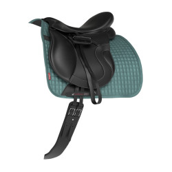 LeMieux Suede Dressur Schabracke Weise Blau