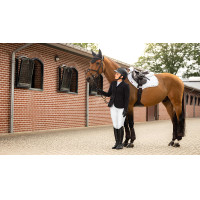 LeMieux Crystal Suede Close Contact Schabracke Weiß Weiß LeMieux Crystal Suede Close Contact Schabracke Weiß Weiß