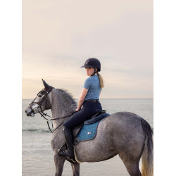 Satteldecke LeMieux Earth GP Square Ozean Blau Satteldecke LeMieux Earth GP Square Ozean Blau