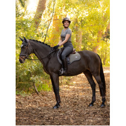 Satteldecke LeMieux Earth GP Square Moos Braun