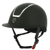 Casque Equithème Glint Mat Noir mat / argenté