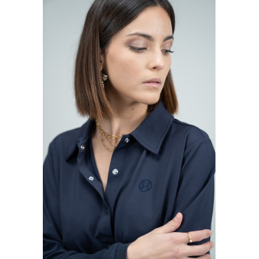 Hemd Harcour Sharly Marine Marineblau Hemd Harcour Sharly Marine Marineblau