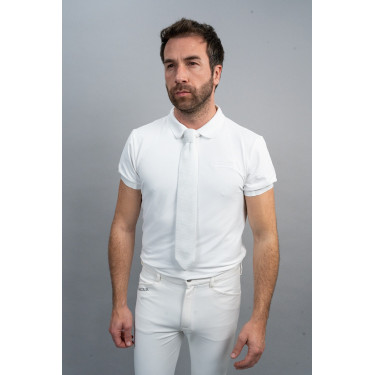 Krawatte Harcour Corbi Weiß Weiß