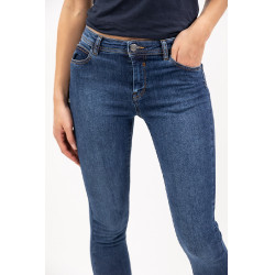 Jean Slim Harcour Preppy Rohes Leder Marineblau Jean Slim Harcour Preppy Rohes Leder Marineblau