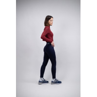 Leggings Full Grip Fleece Harcour Pakita Marine Marineblau