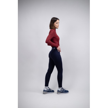 Leggings Full Grip Fleece Harcour Pakita Marine Marineblau Leggings Full Grip Fleece Harcour Pakita Marine Marineblau