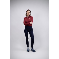 Leggings Full Grip Fleece Harcour Pakita Marine Marineblau Leggings Full Grip Fleece Harcour Pakita Marine Marineblau