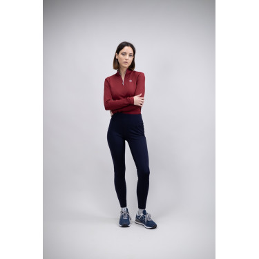 Leggings Full Grip Fleece Harcour Pakita Marine Marineblau Leggings Full Grip Fleece Harcour Pakita Marine Marineblau