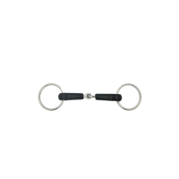 Mors simple caoutchouc Harcour Inox