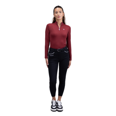 Reithose Fleece Harcour Jaipur Schwarz