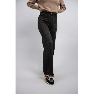 Anzughose Harcour Poba Schwarz Gold