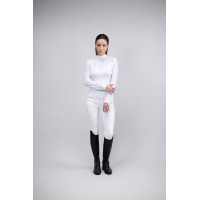 Turnier-Poloshirt Harcour Casall Weiß Weiß