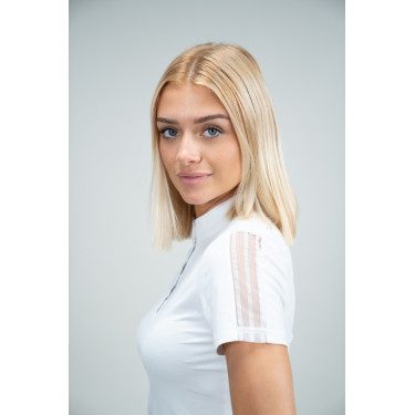 Turnier-Poloshirt Harcour Prystie Weiß Weiß Turnier-Poloshirt Harcour Prystie Weiß Weiß