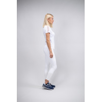 Turnier-Poloshirt Harcour Prystie Weiß Weiß