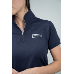 Polo Frankreich Harcour Shivah Marine Marineblau