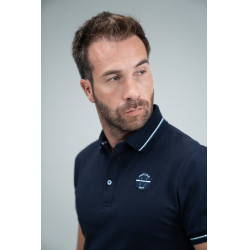 Polo Harcour Pampelonne Marine Marineblau