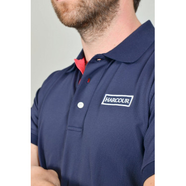 Polo Harcour Pitoh Marine Marineblau