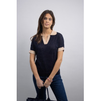 Polo Harcour Pomelo Marine Marineblau