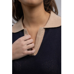 Polo Harcour Pomelo Marine Marineblau