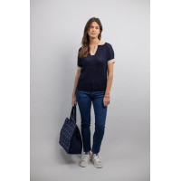 Polo Harcour Pomelo Marine Marineblau