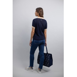 Polo Harcour Pomelo Marine Marineblau