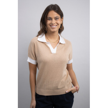 Polo Harcour Pomelo Sand Beige