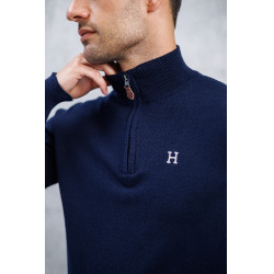 Harcour Douglas Pullover Marine Marineblau