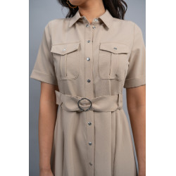 Harcour Disca Kleid Sand Beige