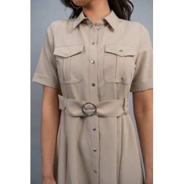 Harcour Disca Kleid Sand Beige