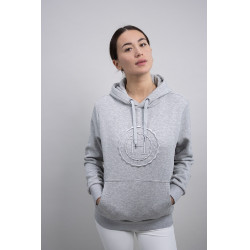 Hoodie Harcour Samy Meliertes Grau