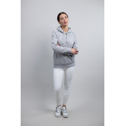 Hoodie Harcour Samy Meliertes Grau
