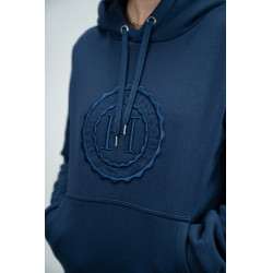 Hoodie Harcour Samy Marine Marineblau