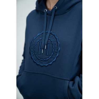 Hoodie Harcour Samy Marine Marineblau