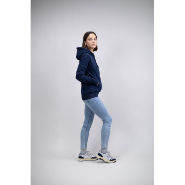 Hoodie Harcour Samy Marine Marineblau