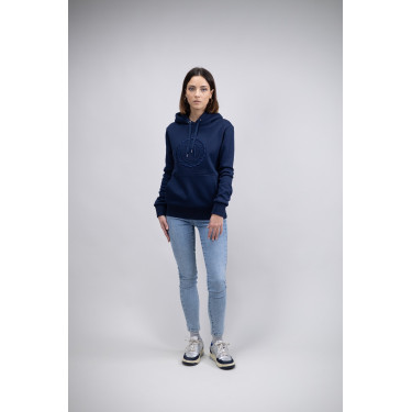 Hoodie Harcour Samy Marine Marineblau