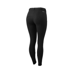 Damenreithose Horze Active mit Silikon-Vollbesatz Schwarz