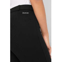 Damenreithose Horze Active mit Silikon-Vollbesatz Schwarz