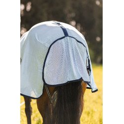 Fliegendecke Freja Horze mit Halsteil Hellblau Fliegendecke Freja Horze mit Halsteil Hellblau