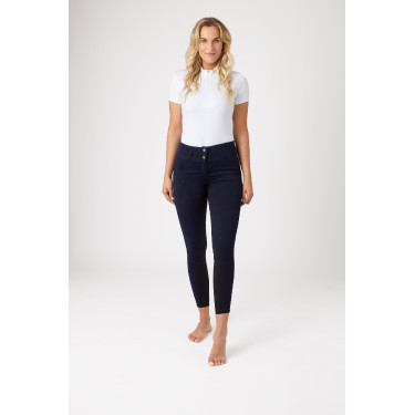 Reithose mit rutschfestem Silikon Horze Daniela Damen Marineblau