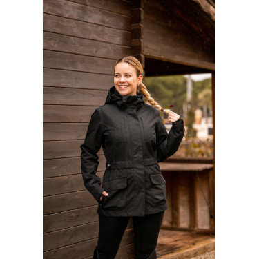Technische Schutzjacke Horze Jadine Damen Schwarz