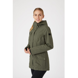 Technische Schutzjacke Horze Jadine Damen Khakigrüner Käfer Grün Technische Schutzjacke Horze Jadine Damen Khakigrüner Käfer Grün