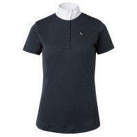 Kurzarm-Polo Blaire Horze Crescendo Damen Dunkelblau Kurzarm-Polo Blaire Horze Crescendo Damen Dunkelblau