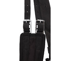 Reitpad aus PU-Wildleder Horze Schwarz / Grau Reitpad aus PU-Wildleder Horze Schwarz / Grau