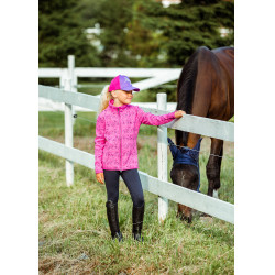 Reithose mit Vollbesatz und Silikon Madison Kinder Horze Dunkelmarineblau